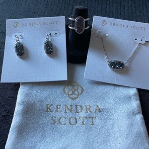 Kendra Scott Multicolor Earrings, Necklace, & Ring